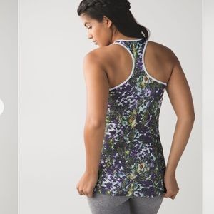Lululemon Cool Racerback Floral Sport Tank Top